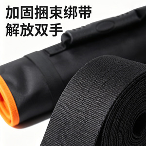 <b>Tool</b> <b>Roll</b> <b>Bag</b> With Multiple Pockets And Adjustable Strap For Electrician <b>Tool</b> Storage And Organization - Product Image 3