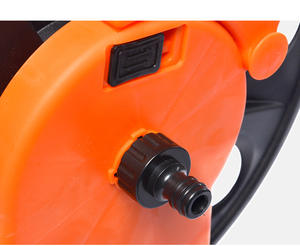 Support de lavage de voiture de <span class=keywords><strong>tuyau</strong></span> <span class=keywords><strong>d</strong></span>'eau à roues pliant <span class=keywords><strong>60</strong></span> <span class=keywords><strong>m</strong></span> de stockage de <span class=keywords><strong>tuyau</strong></span> domestique artefact support de rembobinage de voiture en plastique - Product Image 4