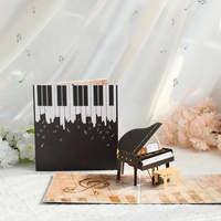 Bénédiction 3d carte-cadeau Piano modèle 3D en trois dimensions merci cadeau carte de voeux d'affaires pour les amis