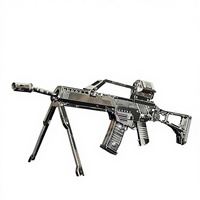 Сборная 3D-модель Crazy Model из цельного металла (нержавеющая сталь), без клея, менее 50 деталей, G36