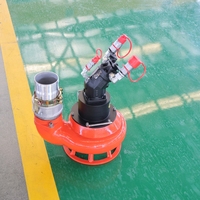 Pompe à déchets hydraulique marine de 4 pouces en acier inoxydable avec raccord rapide, très vendue