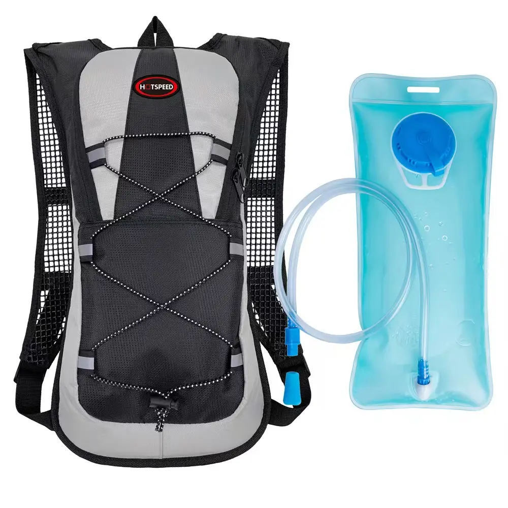 Personnalisé coloré randonnée voyage vélo sac à dos sac à eau cyclisme course étanche hydratation sac à dos avec vessie d'eau