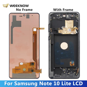 หน้าจอ OLED สำหรับ <span class=keywords><strong>Samsung</strong></span> <span class=keywords><strong>Galaxy</strong></span> <span class=keywords><strong>Note</strong></span> <span class=keywords><strong>10</strong></span> <span class=keywords><strong>Lite</strong></span> จอแสดงผล LCD N770 <span class=keywords><strong>N770F</strong></span> <span class=keywords><strong>N770F</strong></span> /ds พร้อมกรอบอะไหล่หน้าจอสัมผัส - Product Image 2