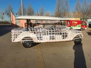 Autobús Turístico Eléctrico Clásico Vintage Mercedes de 11 Plazas, Batería de Plomo-Ácido, Velocidad Máxima de 60 km/h, 4-17 Asientos, Funcionamiento Suave - Product Image 3