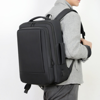 2025 nouveau sac à dos d'ordinateur d'affaires lettre motif Polyester grande capacité extensible unisexe étanche Oxford ordinateur portable voyage