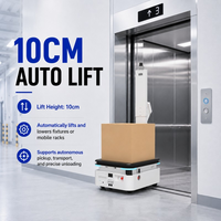 Robot mobile autonome (AMR) de livraison avec charge utile de 300 kg, laser SLAM, AGV, protection IP65 et caméra HD
