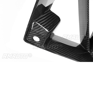 Real Dry Carbon Fiber Front Bumper Air Vent Cover Trims Cover <b>for</b> BMW M2 G87 2023-IN MP Style Fog Lamp <b>Mesh</b> <b>Grill</b> Body Kits - Product Image 5