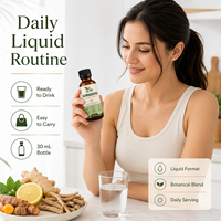 Supplément d'extrait de papaye de cultures vivantes fermentées de haute résistance Ashwagandha de haute qualité boissons liquides Ashwagandha pour adulte