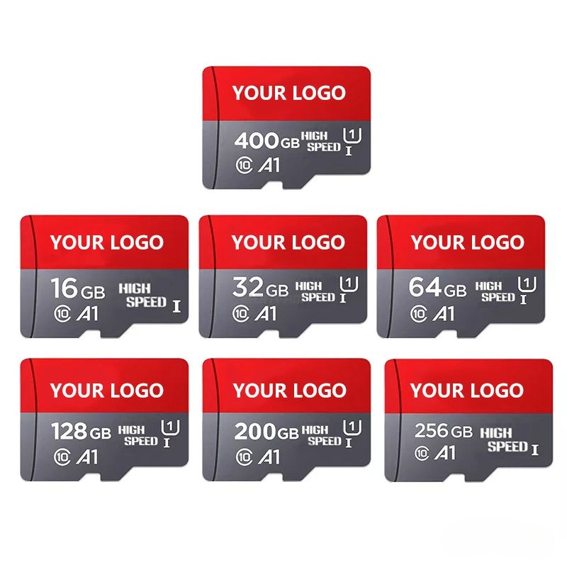 Atacado Micro Amostras em massa 4GB 8GB 16GB 64GB 128GB Cartão SD TF Capacidade Real 32GB 256GB Cartão de Memória Chip Taiwan A1 U3 Velocidade DVR