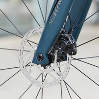 Vélo de route 7,9 kg 700c R18 Shuntai ES7000 13 vitesses, transmission électronique, double frein à disque hydraulique, fourche intermédiaire en fibre de carbone, cadre rigide