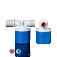 1/2-Inch Built-in Side-Inlet High Quality Automatic Plastic Float Valve OEM Liquid Level Control Valve Hydraulic Power Normal 1