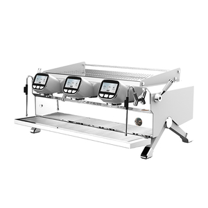 T&Z KT3-3 Cafetera Espresso Comercial Semiautomática de 3 Grupos con Garantía de 1 Año, Caldera Múltiple, Pre-KT3-3 Electrónica - Product Image 5