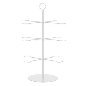 Cocktail <b>Tree</b> <b>Stand</b> 3-Tier Rotating 12-wine Holder Black Iron Art Deco Design for Tower Display Wedding Party Bar Events - Product Image 4