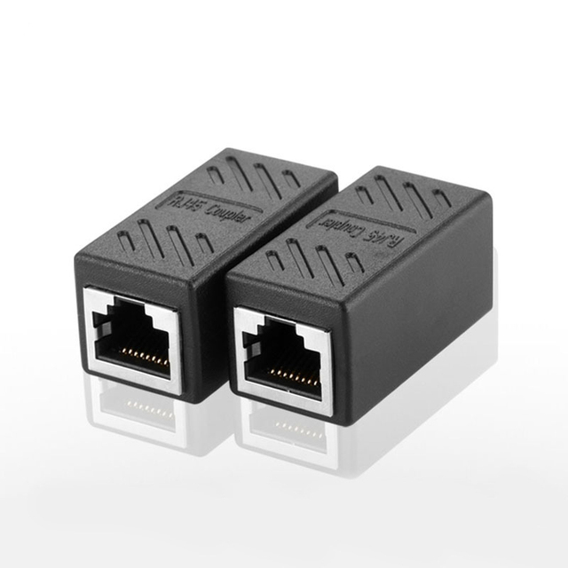 Brand New Network Extender RJ45 Adapter Ethernet Coupler Connector 8P8C Female to Female Optimal Protection for Mobile Phone Use