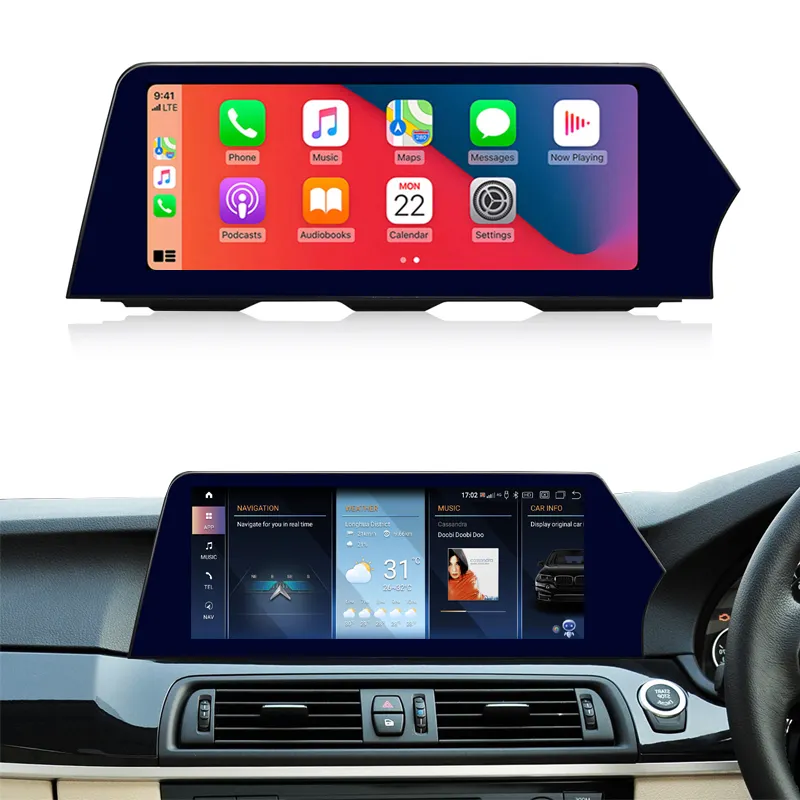 2023 araba aksesuarları RHD Dashboard yükseltme 12.3 inç BMW 5 serisi F10 F11 nnbt Android 13 iç yükseltme ekran dokunmatik