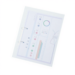 Raccoglitore ad Anelli A4 Trasparente in PP con 2/3/4 Fori per Archiviazione Documenti da Ufficio - Product Image 6