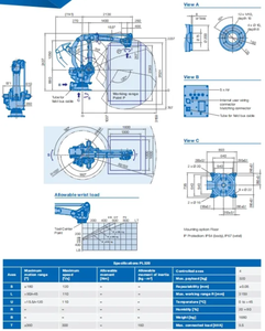 Robot Paletizador Articulado Yaskawa Integrado de 4 Ejes PL320 Manipulador Industrial - Product Image 4