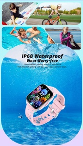 שעון חכם לילדים W99 עם עמידות למים בתקן IP68, מסך מגע 1.5 אינץ', ניטור דופק ושינה, תזכורת לישיבה ממושכת ומעקב כושר - Product Image 4