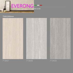 Carreaux de <span class=keywords><strong>travertin</strong></span> modernes 60x120 75x175cm, finition texturée, glaçure sculptée, <span class=keywords><strong>dalle</strong></span> de porcelaine polie, carreaux muraux et de sol pour intérieur - Product Image 3