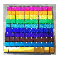 Panneaux muraux à paillettes scintillants en plastique abs, fabrication chinoise, livraison gratuite