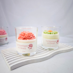 Velas Aromáticas Hechas a Mano al por Mayor, Velas en Frasco con Aroma a Rosa, Margarita y Peonía - Product Image 3