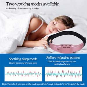 Masajeador de cabeza eléctrico para aliviar la migraña, terapia de insomnio y liberación de estrés, Monitor de sueño y dispositivo de terapia para dormir mejor - Product Image 5