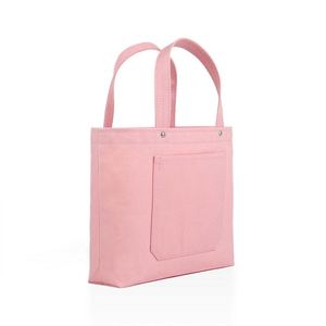 Japan Style National Style Large Capacity <b>Custom</b> Logo Design Cotton Canvas Open Pocket Shopping Tote Bag - Product Image 3