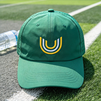 Casquette de course à séchage rapide avec logo personnalisé, perforations découpées au laser, légère, pour jogging, marathon, entraînement en salle de sport, style trucker, vente en gros