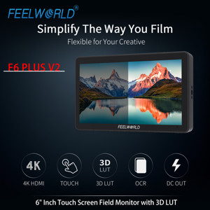 <span class=keywords><strong>FEELWORLD</strong></span> <span class=keywords><strong>F6</strong></span>บวก V2 6นิ้ว3D <span class=keywords><strong>LUT</strong></span> กล้องมอนิเตอร์สนาม IPS FHD1920x1080สนับสนุน4K DSLR จอภาพฟิลด์ - Product Image 2
