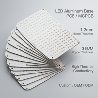 Base de circuit imprimé en aluminium à haute conductivité thermique pour LED, 1,2 mm, 35 µm, pour éclairage LED