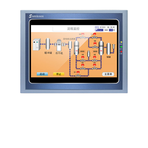 <span class=keywords><strong>Samkoon</strong></span> SK-057FE 5.7นิ้วแผงควบคุม PLC หน้าจอสัมผัส HMI เครื่องจักรสำหรับมนุษย์ - Product Image 1