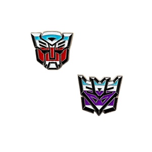 New Nhật Bản phong cách phim hoạt hình animate Optimus <span class=keywords><strong>Megatron</strong></span> thủ kim loại biến áp OTAKU huy hiệu Trâm - Product Image 3