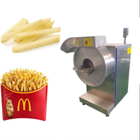 Nieuwe LIJIE Frietjes Snijmachine Aardappelsnijder voor Fruit & Groente Verwerking 1.5KW 200KG Retail Gebruik