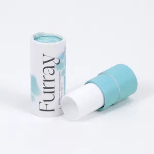 Lipstick Paper Container Round Custom Tube Packaging Lip Balm Twist Up Paper Tube