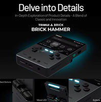 Console de jeu portable Trimui Brick Hammer, écran 3,2 pouces, Linux, 64 Go, Allwinner A133P, WiFi, 3000 mAh, boîtier métallique