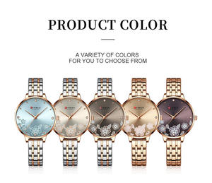 Reloj de Cuarzo CURREN 9068 con Manecillas Luminosas para Mujer, Deportivo, Elegante y Ejecutivo, 35 mm, Aleación, Acero Inoxidable de Lujo, con Calendario - Product Image 6