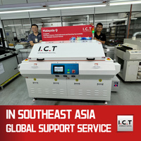 Four de refusion SMT professionnel de haute performance, machine de soudage à refusion à air chaud, machine de soudage à refusion pour PCB avec large compatibilité en Chine