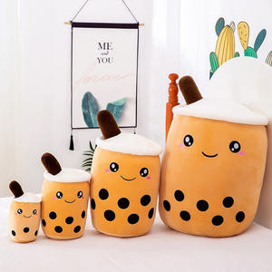 OEM Personnalisé Vente en gros Peluche Tasse de thé au lait aux fruits, mignonne, créative et féminine, pour cadeau d'anniversaire d'enfant, à câliner comme grand oreiller - Product Image 5