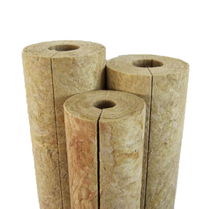 Rock <b>Wool</b> Pipe 90k-48*30 90k-76*30 <b>Thermal</b> Insulation Sound Absorbing Tubular Mineral Fiber Pipe Shell - Product Image 5