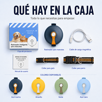 Traceur GPS 4G LTE portable pour animaux de compagnie avec son et lumière pour chiens et chats, dispositif de collier étanche, colliers pour chiens avec GPS