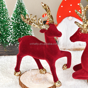 High Quality Red <b>Reindeer</b> <b>Christmas</b> Decoration Best Selling Classic Style Table Top Gift New Design <b>Reindeer</b> - Product Image 2