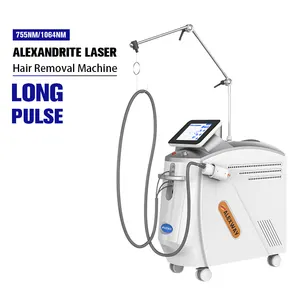 Oem 4000 Wát xung dài Alex Máy tẩy lông bằng laser Nhà cung cấp nhẹ nhàng với làm mát 755nm 1064nm Nd Yag alexandrite lase máy