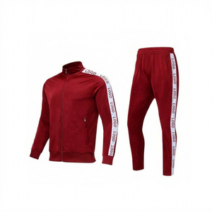 Men's Oversized Hooded Collar Tracksuits Solid Casual Custom Logo Printed Polyester/Cotton Fleece Heavyweight Breathable Winter - Product Image 1