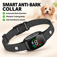 Intelligentes Anti-Bell-Halsband Wiederaufladbar Ohne Schock Hundetraining Vibrationssensor Wasserdichtes Kontrollgerät