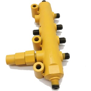Ensemble de rampe d'alimentation (Common Rail) pour moteurs C6.4 C6.6, références 32F61-50900, 3586634, 4383416, pour pelle sur chenilles E320 E320D, Noir - Product Image 2