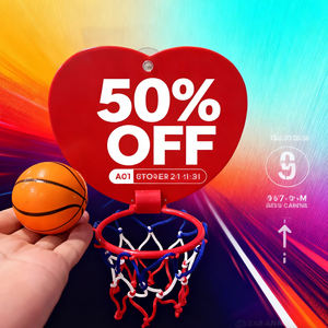 Mini ensemble de jouets de basket-ball en forme de coeur, <span class=keywords><strong>but</strong></span> de basket-ball à ventouse mignon avec balle pour enfants adultes décor de salle de jeu de <span class=keywords><strong>bureau</strong></span> de <span class=keywords><strong>bureau</strong></span> - Product Image 3