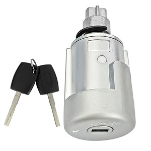 Ford Focus Ignition <b>Lock</b> Cylinder 2 Keys Light Grey Cylindrical <b>Lock</b> For Car Starter Replacement OE1926227 - Product Image 5
