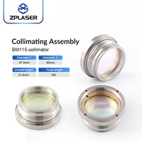 Pièces d'équipement laser ZPLASER, lentille d'assemblage de collimation D37-F100 pour BM115