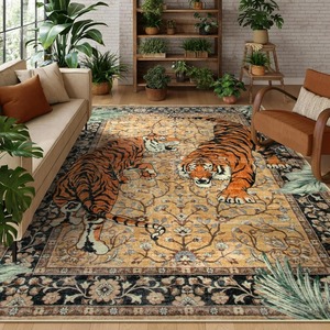 <span class=keywords><strong>Tapis</strong></span> de salon, <span class=keywords><strong>tapis</strong></span> de jungle <span class=keywords><strong>tigre</strong></span>, décoration intérieure, grand <span class=keywords><strong>tapis</strong></span> de chambre, lavable en machine, <span class=keywords><strong>tapis</strong></span> de table basse, <span class=keywords><strong>tapis</strong></span> de cuisine - Product Image 1