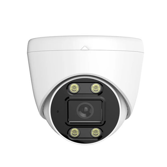 Ai Camera 5MP Face Capture Face Recognition Car Plate Capture One Way Audio Metal Dome IP66 PoE Camera